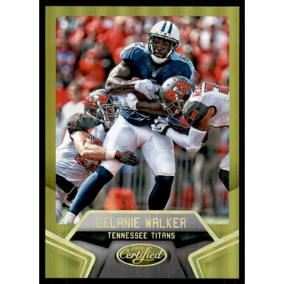 2016 Certified Mirror Gold #63 Delanie Walker