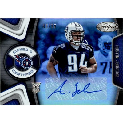 2016 Certified Signed and Certified #SCAJ Austin Johnson/99