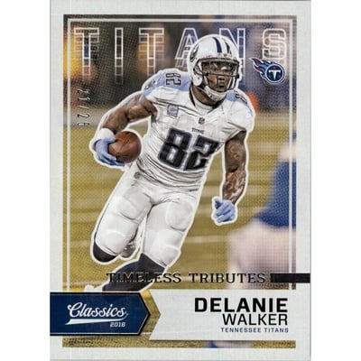 2016 Classics Timeless Tributes Silver #95 Delanie Walker