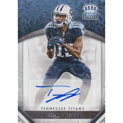 2016 Crown Royale Rookie Autographs #45 Tajae Sharpe