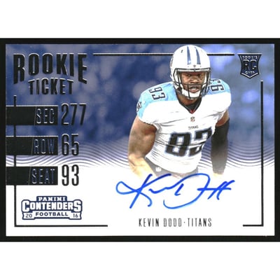 2016 Panini Contenders #284 Kevin Dodd AU