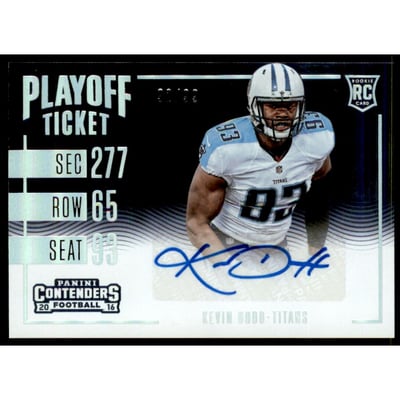 2016 Panini Contenders Playoff Ticket #284 Kevin Dodd AU/99