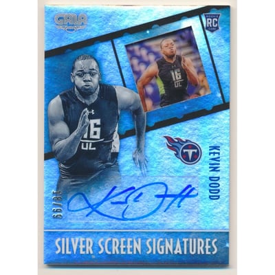 2016 Panini Gala Silver Screen Rookie Signatures #27 Kevin Dodd
