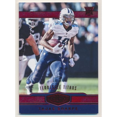 2016 Panini Plates and Patches Red #179 Tajae Sharpe