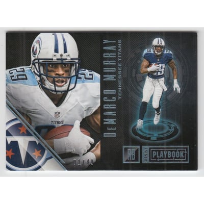 2016 Panini Playbook Platinum #92 DeMarco Murray