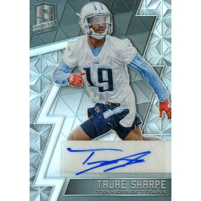2016 Panini Spectra #229 Tajae Sharpe AU RC