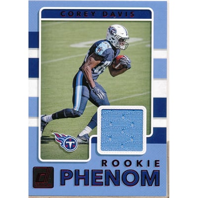 2017 Donruss Rookie Phenom Jerseys Red #3 Corey Davis
