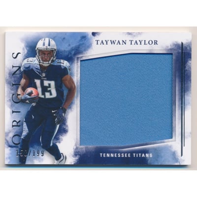 2017 Panini Origins Rookie Jumbo Jerseys #17 Taywan Taylor