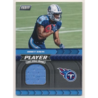 2017 Panini Player of the Day Memorabilia #10 Corey Davis