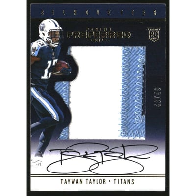2017 Panini Preferred Silhouettes Prime #99 Taywan Taylor JSY AU/49