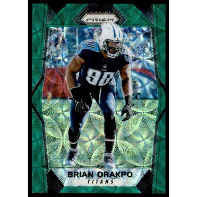 2017 Panini Prizm Prizms Green Scope #128 Brian Orakpo
