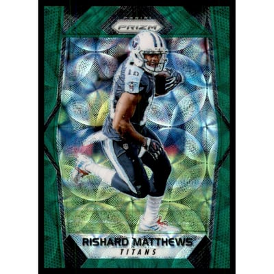 2017 Panini Prizm Prizms Green Scope #55 Rishard Matthews