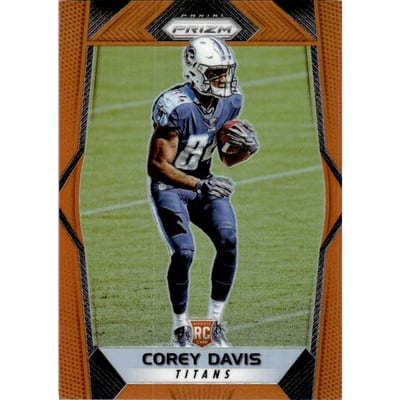 2017 Panini Prizm Prizms Orange #229 Corey Davis