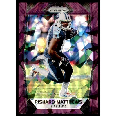 2017 Panini Prizm Prizms Purple Crystals #55 Rishard Matthews