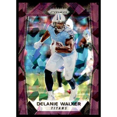 2017 Panini Prizm Prizms Purple Crystals #74 Delanie Walker