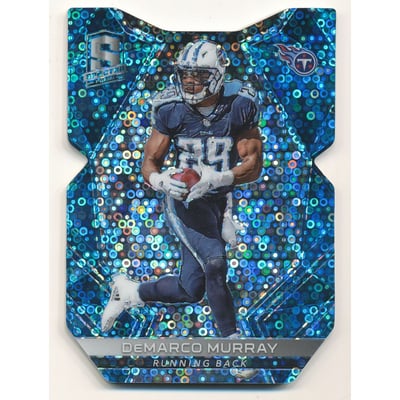 2017 Panini Spectra Neon Blue Die Cut #119 DeMarco Murray
