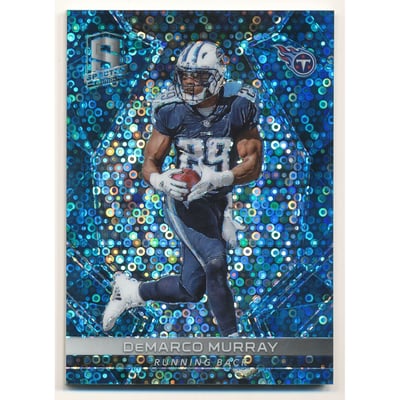 2017 Panini Spectra Neon Blue #119 DeMarco Murray