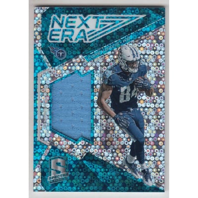 2017 Panini Spectra Next Era Jerseys Neon Blue #7 Corey Davis