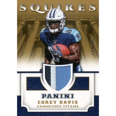 2017 Panini Squires Jerseys Prime #3 Corey Davis