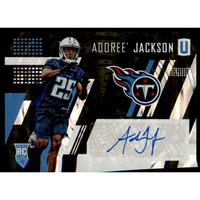 2017 Panini Unparalleled Rookie Autographs #228 Adoree' Jackson/199