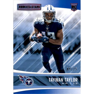 2017 Rookies and Stars Red and Blue #229 Taywan Taylor