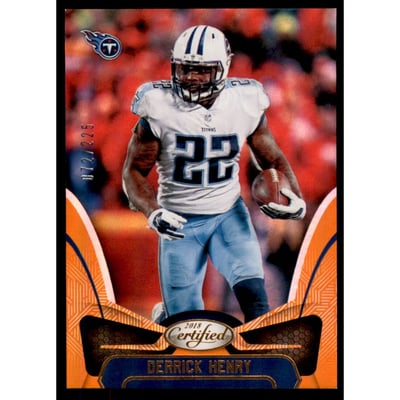2018 Certified Mirror Orange #93 Derrick Henry