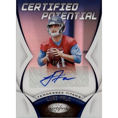 2018 Certified Potential Signatures #23 Luke Falk