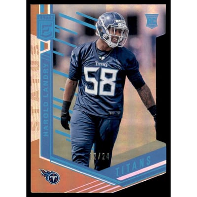 2018 Elite Status Die Cut #115 Harold Landry
