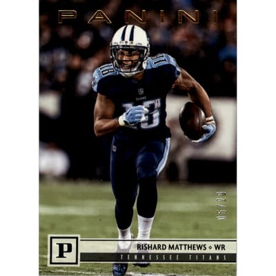 2018 Panini Gold Knight #286 Rishard Matthews