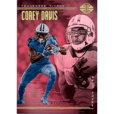 2018 Panini Illusions Pink #43 Corey Davis/Randy Moss