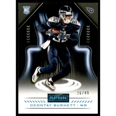 2018 Panini Playbook Platinum #125 Deontay Burnett