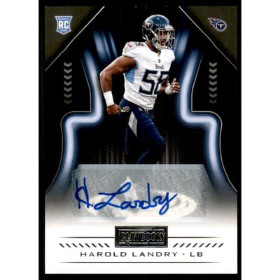2018 Panini Playbook Rookie Signatures #126 Harold Landry