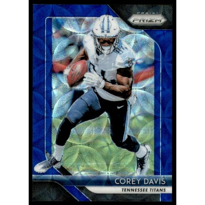 2018 Panini Prizm Prizms Blue Scope #8 Corey Davis