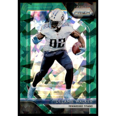 2018 Panini Prizm Prizms Green Crystals #11 Delanie Walker