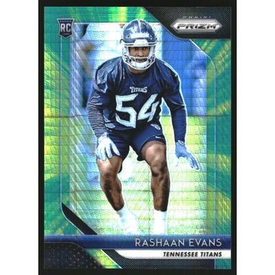 2018 Panini Prizm Prizms Hyper #251 Rashaan Evans