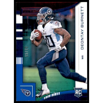 2018 Rookies and Stars Red and Blue #158 Deontay Burnett