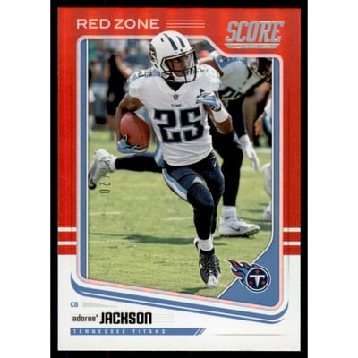 2018 Score Red Zone #316 Adoree' Jackson