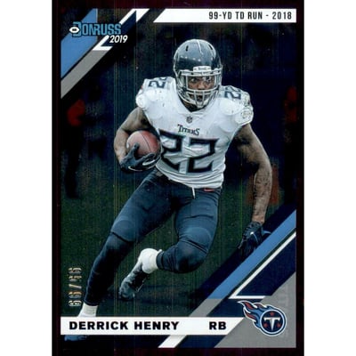 2019 Donruss Season Stat Line #244 Derrick Henry/99