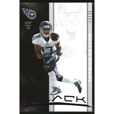 2019 Panini Black Silver #46 Taywan Taylor
