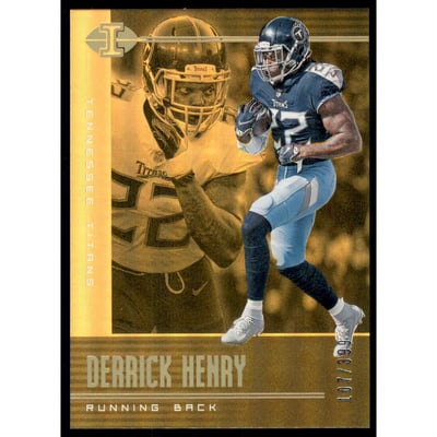 2019 Panini Illusions Trophy Collection Gold #77 Derrick Henry