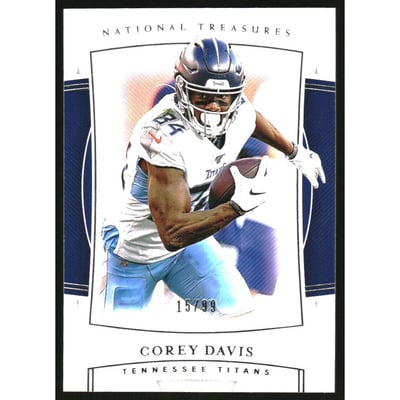 2019 Panini National Treasures #100 Corey Davis
