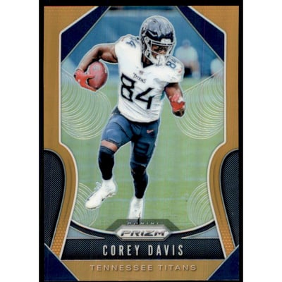 2019 Panini Prizm Prizms Orange #160 Corey Davis