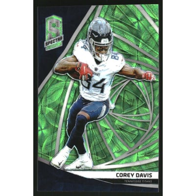 2019 Panini Spectra Neon Green #12 Corey Davis