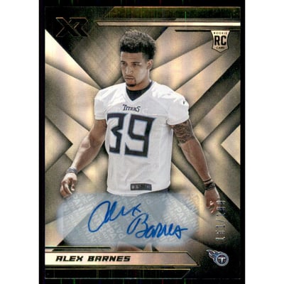 2019 Panini XR Autographs #161 Alex Barnes/199