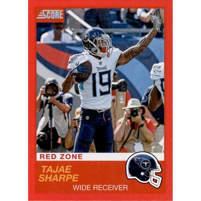 2019 Score Red Zone #78 Tajae Sharpe