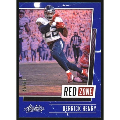 2020 Absolute Red Zone Spectrum Blue #1 Derrick Henry