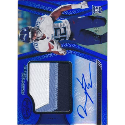2020 Certified Mirror Blue #232 Darrynton Evans JSY AU/99