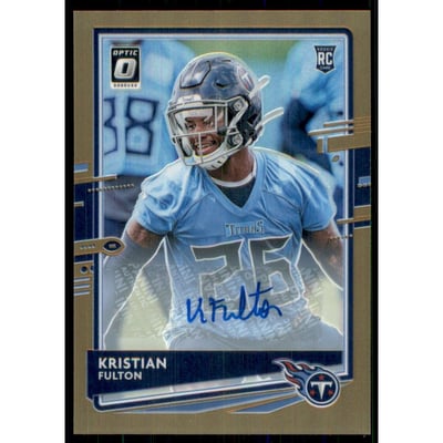 2020 Donruss Optic Rookies Autographs Bronze #109 Kristian Fulton