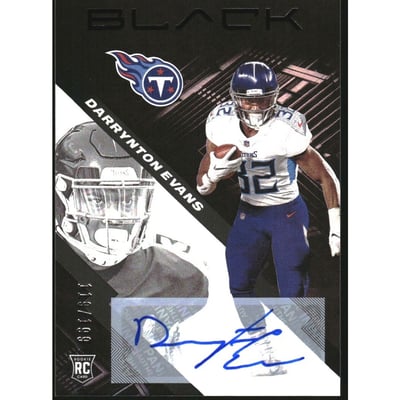 2020 Panini Black Rookie Autographs #135 Darrynton Evans/199