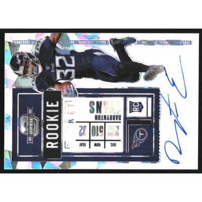 2020 Panini Contenders Optic Cracked Ice #133 Darrynton Evans AU